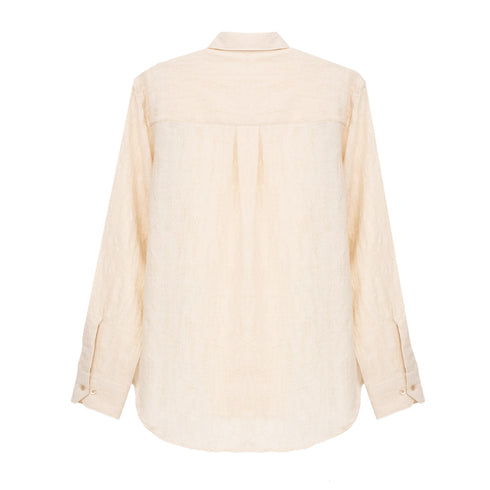 Hello Sunflower Ace Shirt Off White 10 1195 Degli Uberti